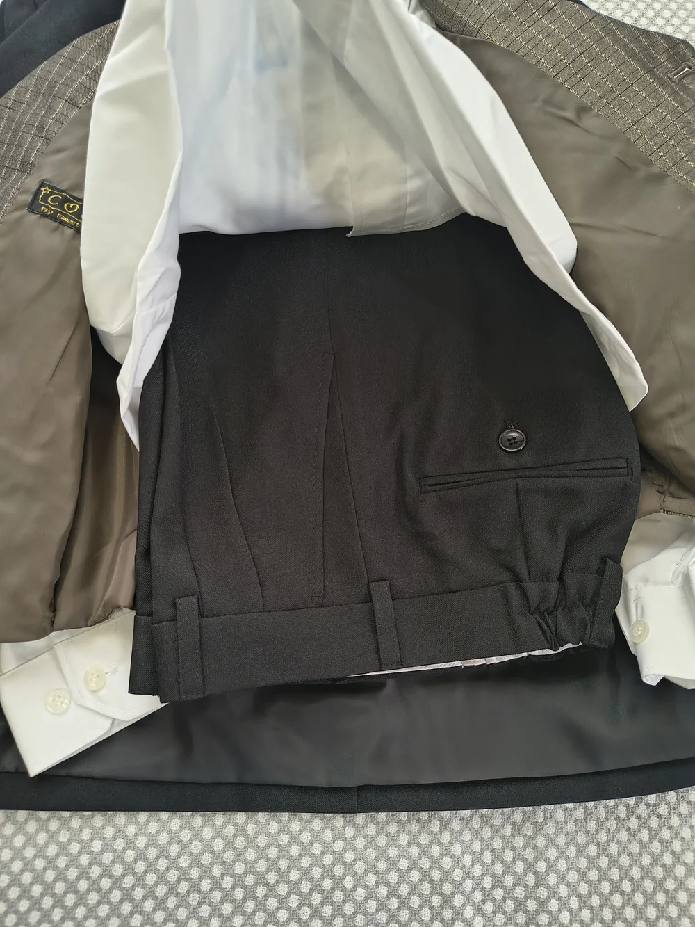 Sweet Kids Boys Formal Suit Set Black Jacket White Classic Black Boys'  Suite